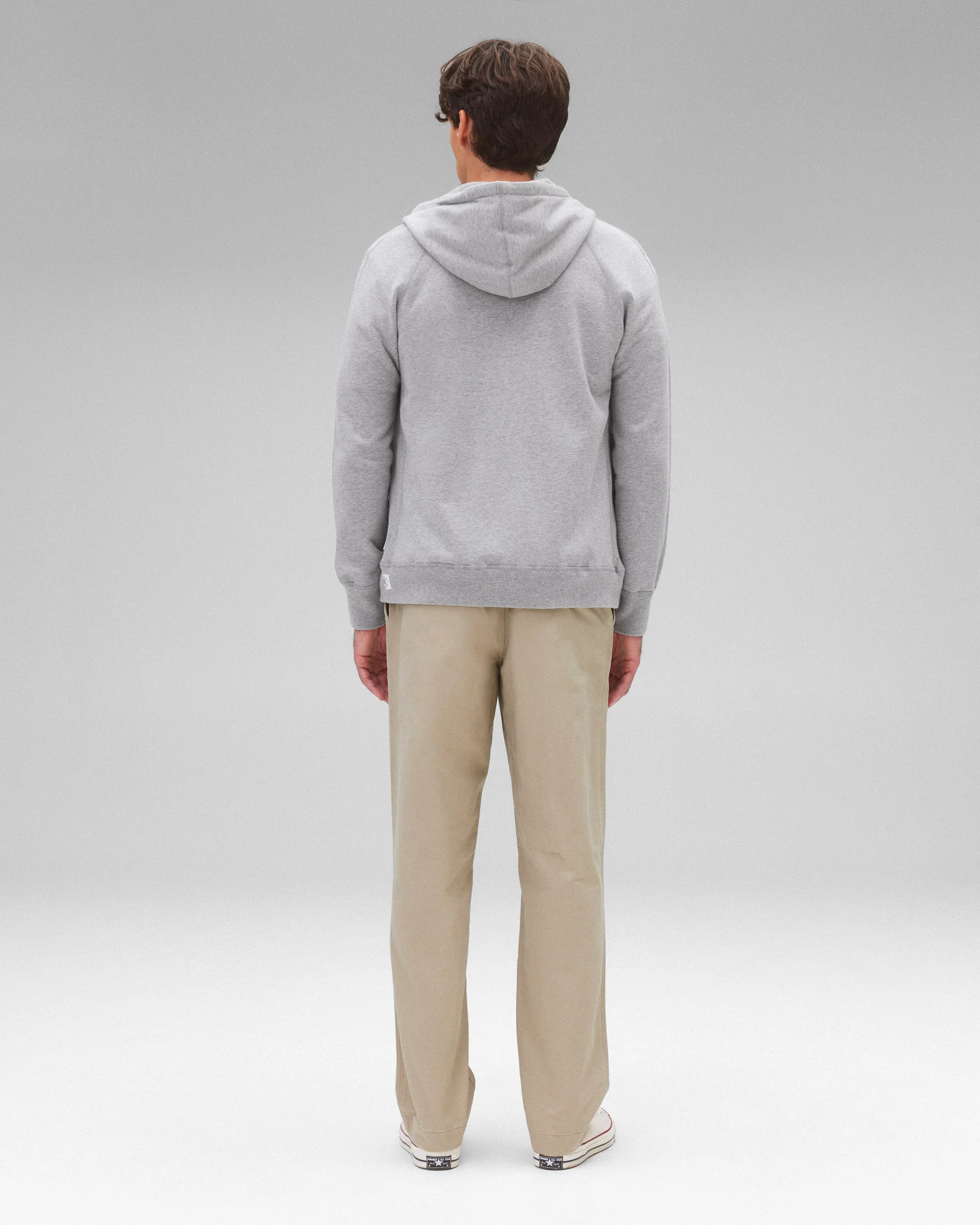 Midweight Terry Slim Zip Hoodie - Image 5