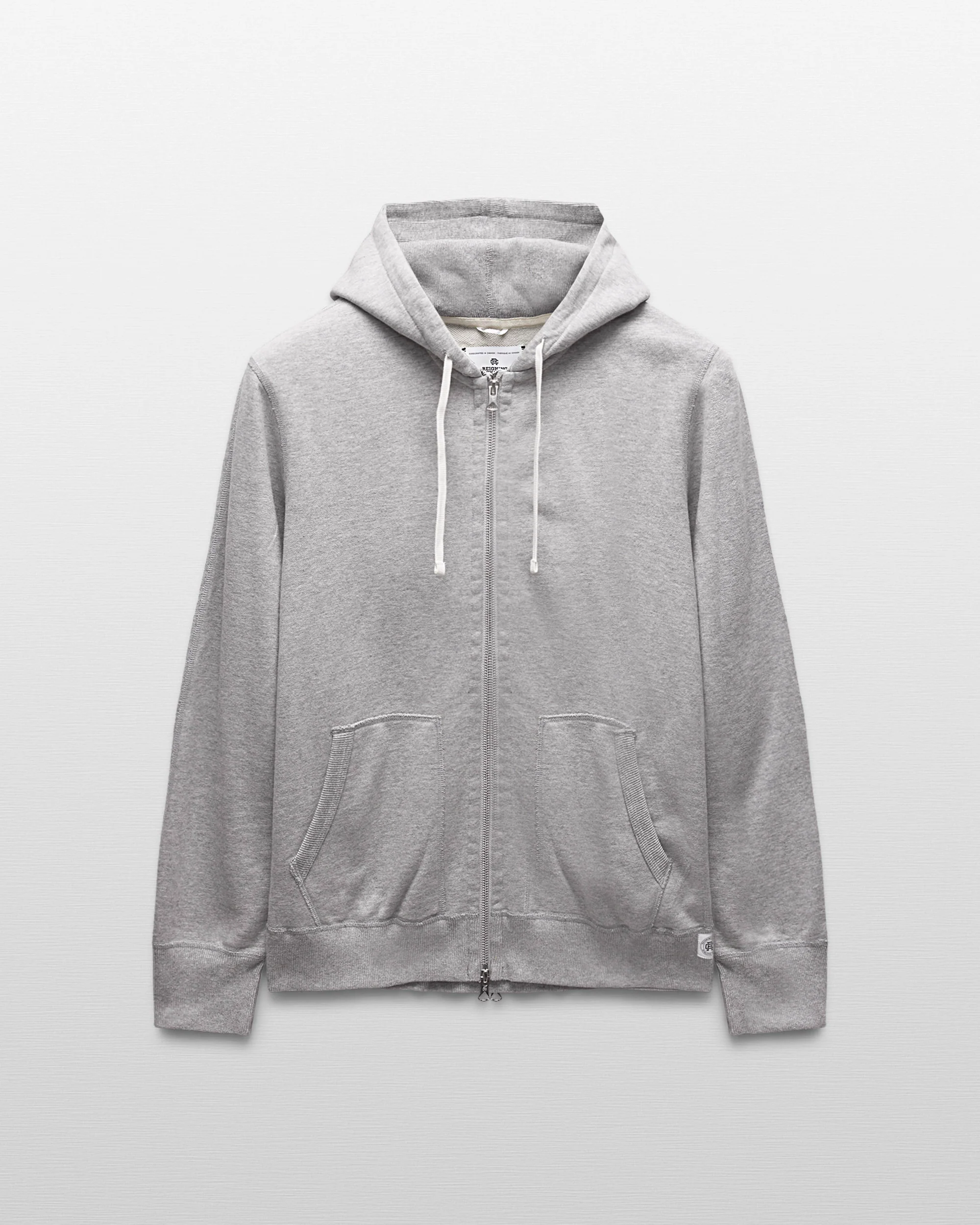 Midweight Terry Slim Zip Hoodie - Image 8