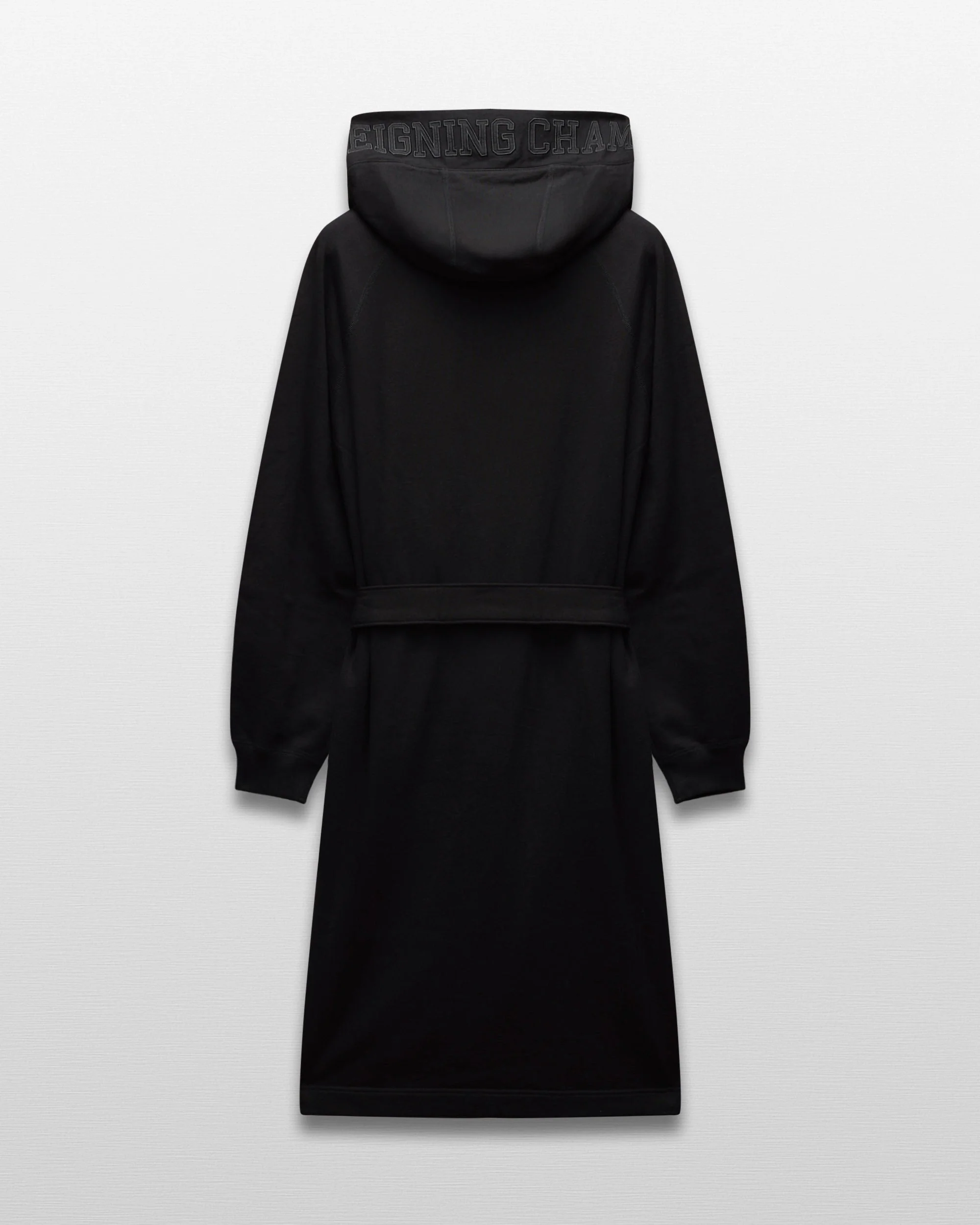 Midweight Terry Logo Relaxed Hooded Robe - Image 9
