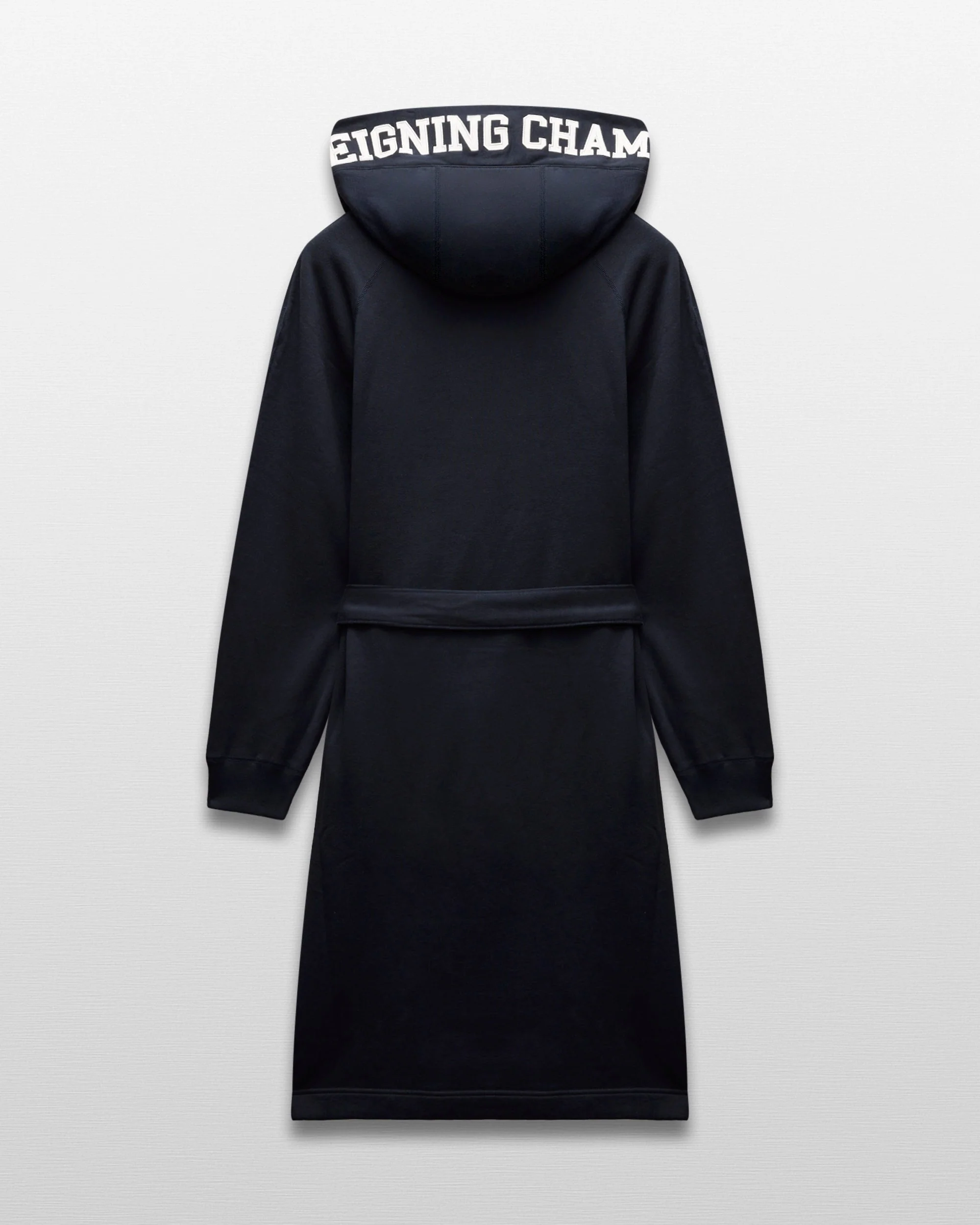 Midweight Terry Logo Relaxed Hooded Robe - Image 9