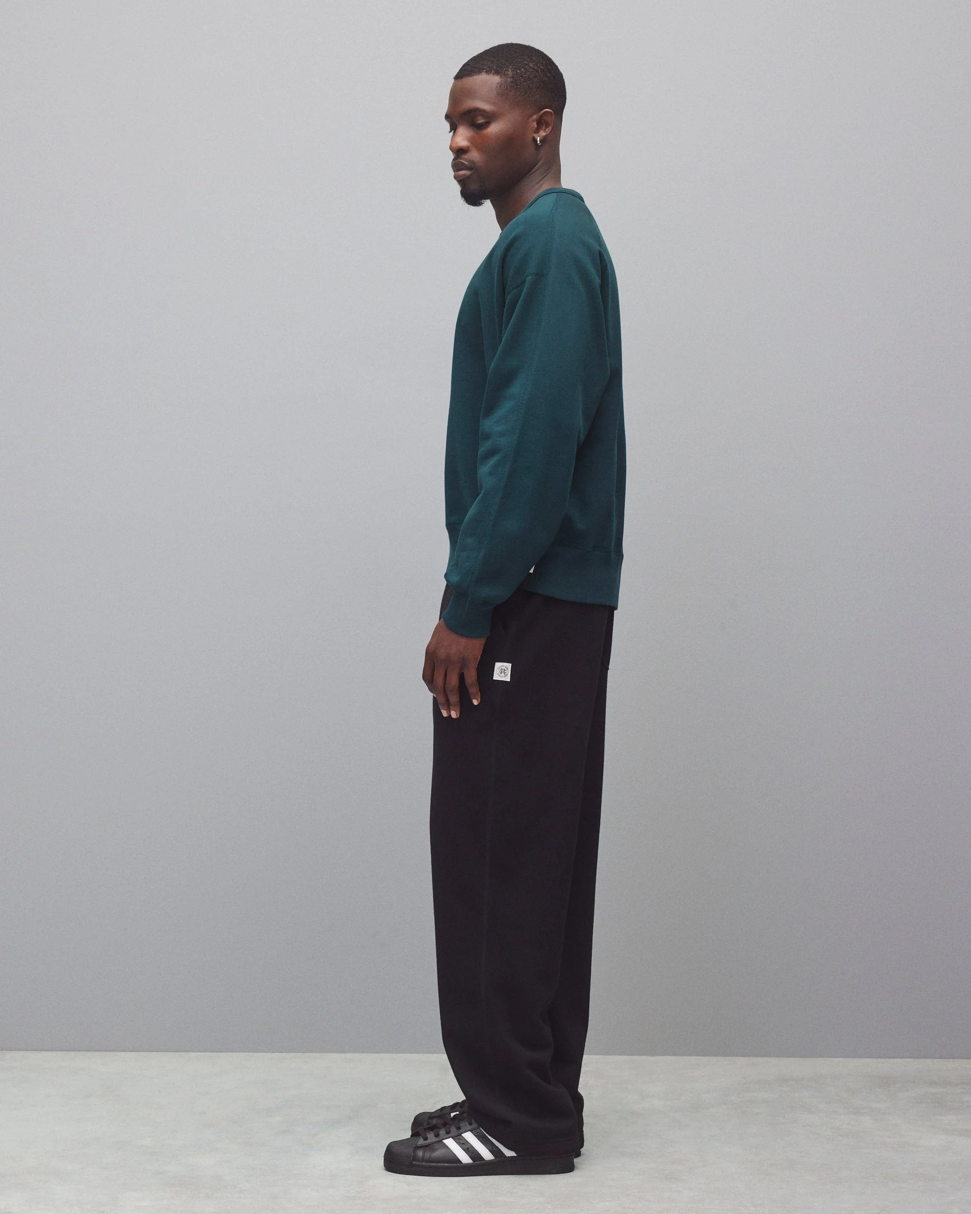 Midweight Terry Relaxed Crewneck - Image 4