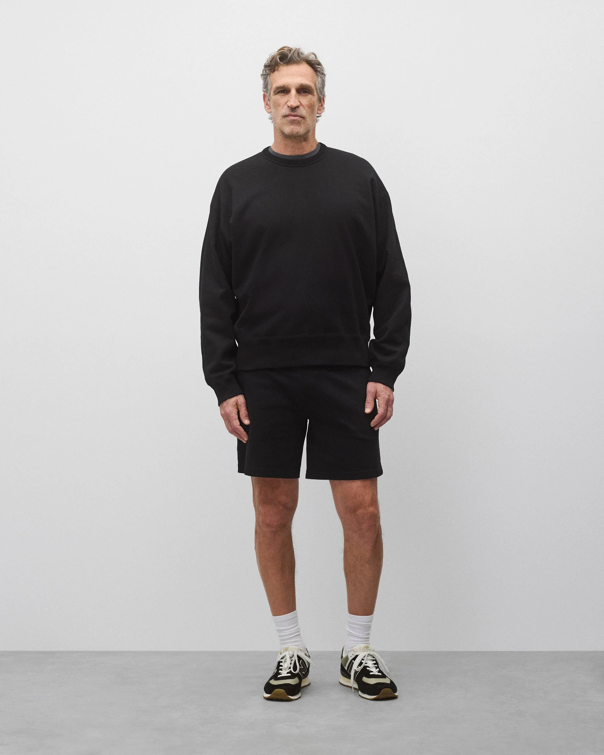 Midweight Terry Relaxed Crewneck - Image 3