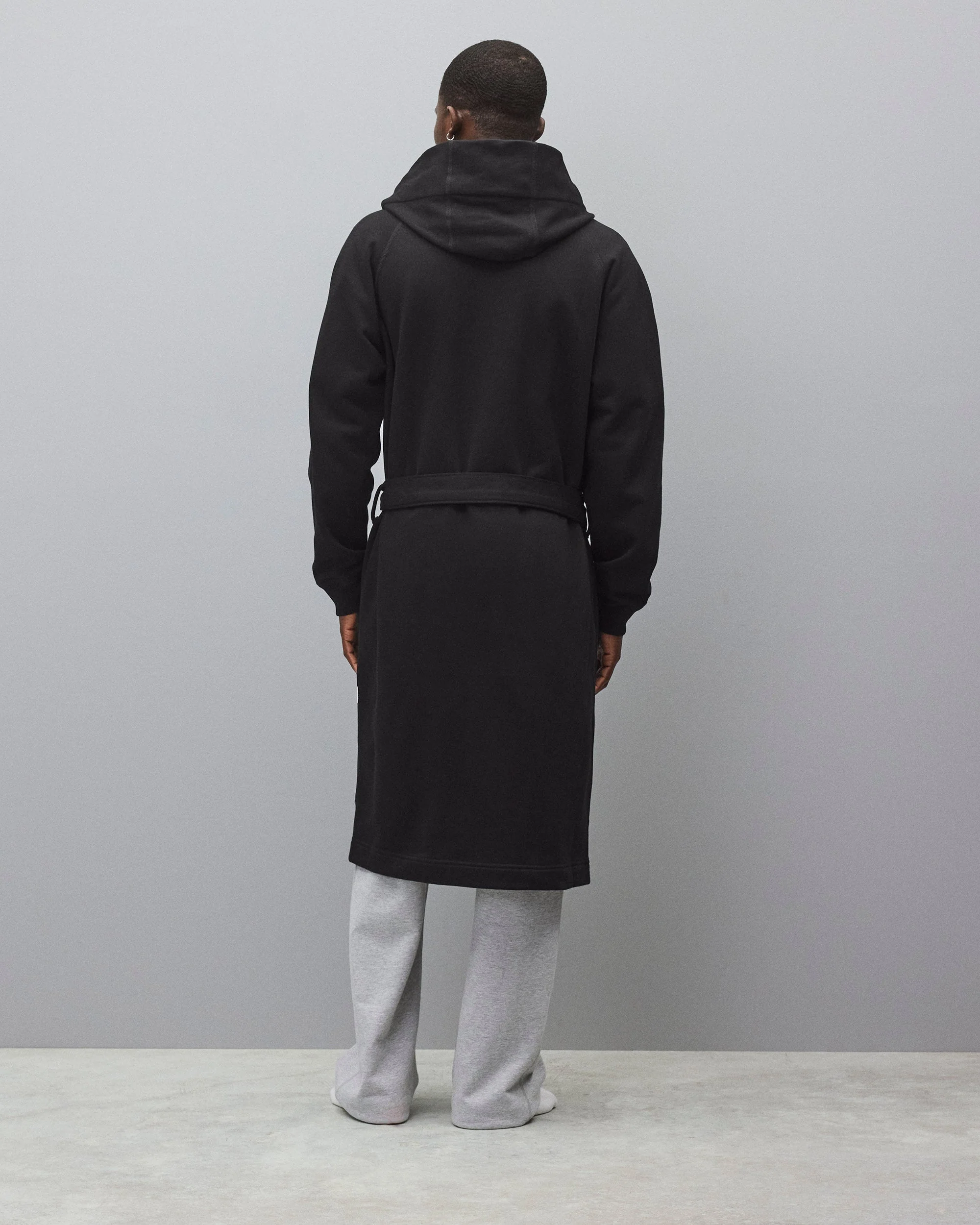 Midweight Terry Relaxed Hooded Robe - Image 4