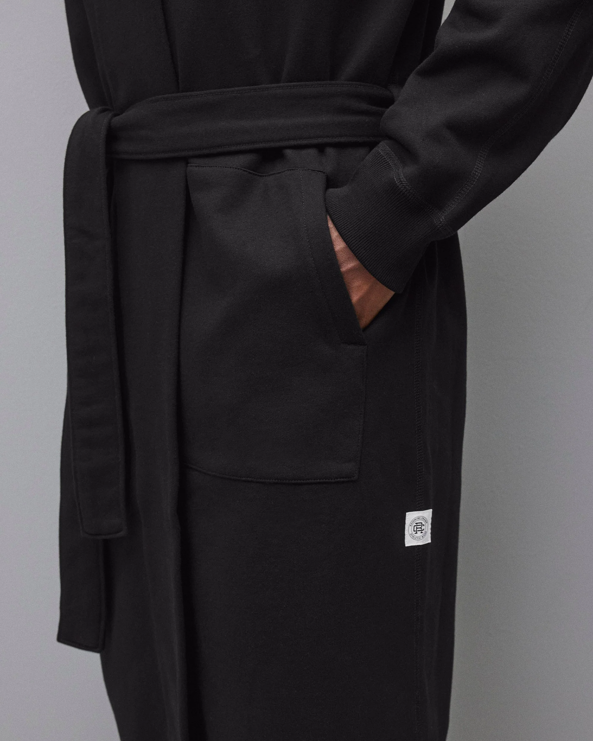 Midweight Terry Relaxed Hooded Robe - Image 7