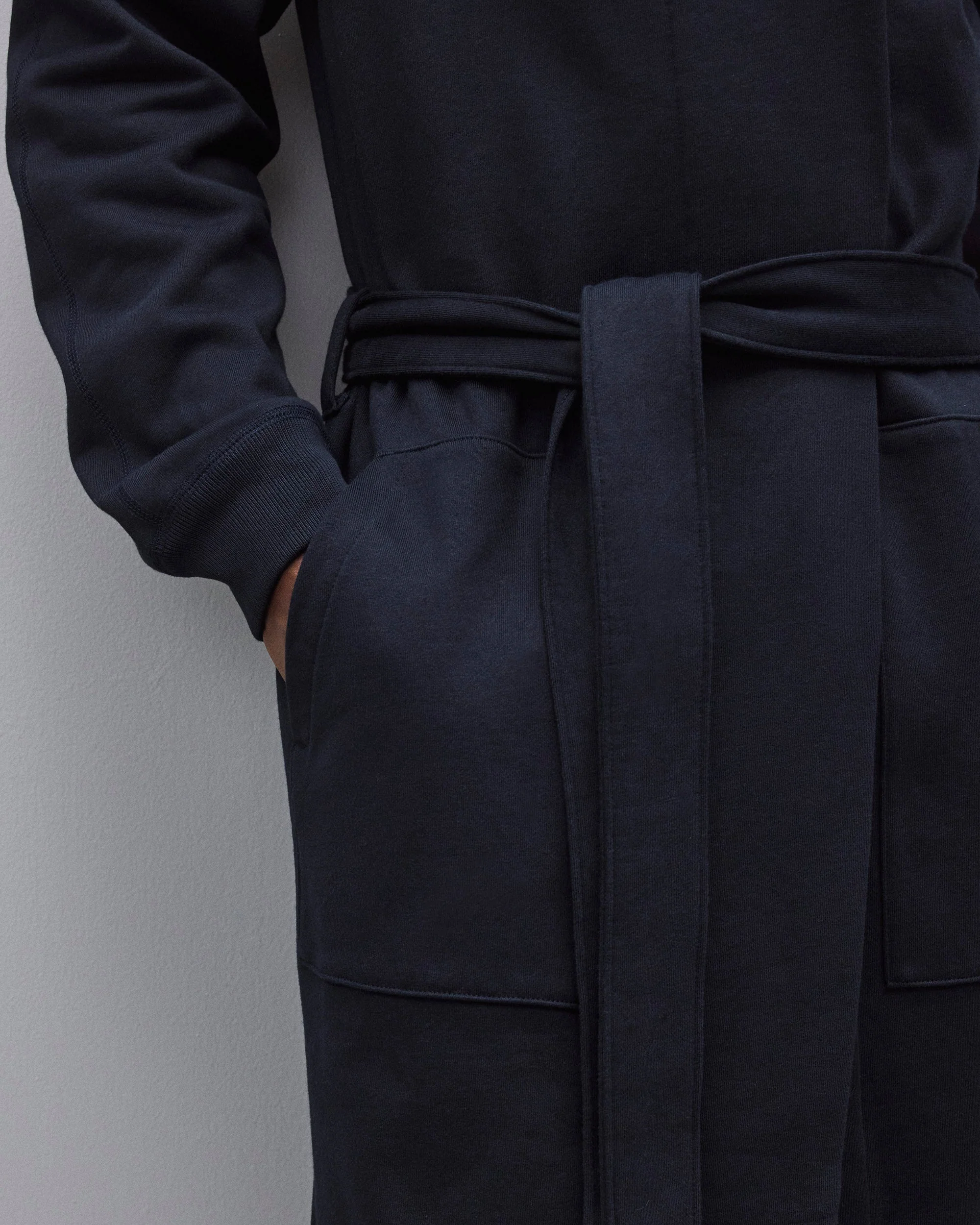 Midweight Terry Relaxed Hooded Robe - Image 7