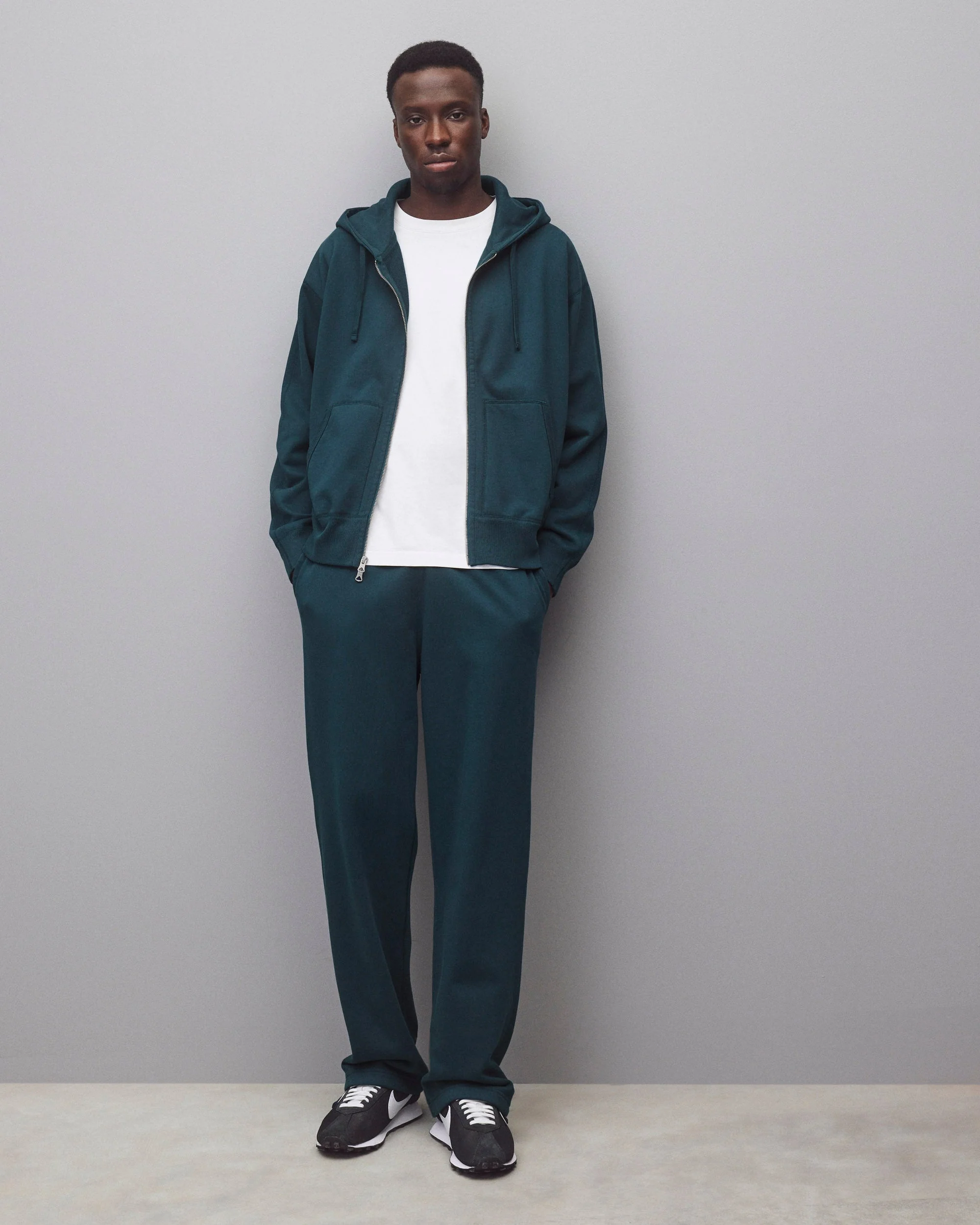 Midweight Terry Relaxed Zip Hoodie - Image 3
