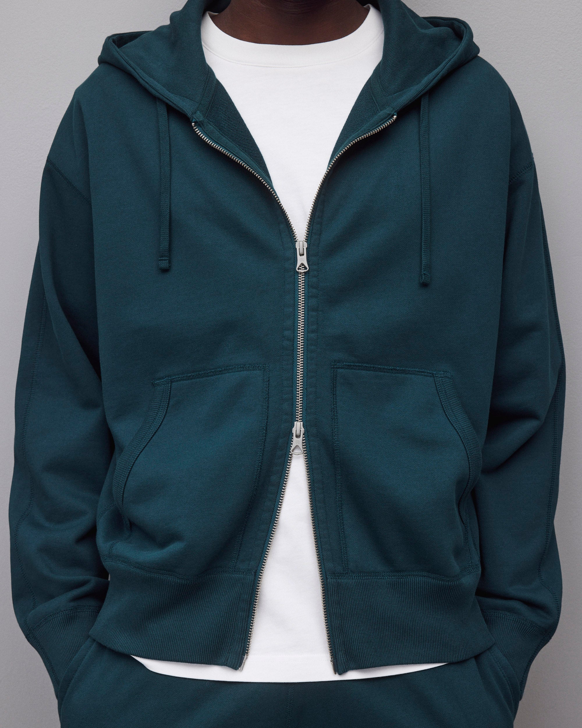 Midweight Terry Relaxed Zip Hoodie - Image 5