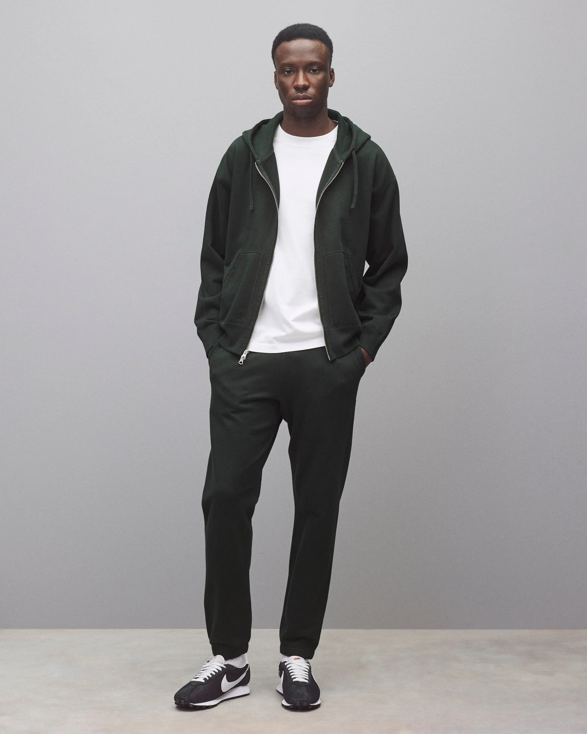 Midweight Terry Relaxed Zip Hoodie - Image 3