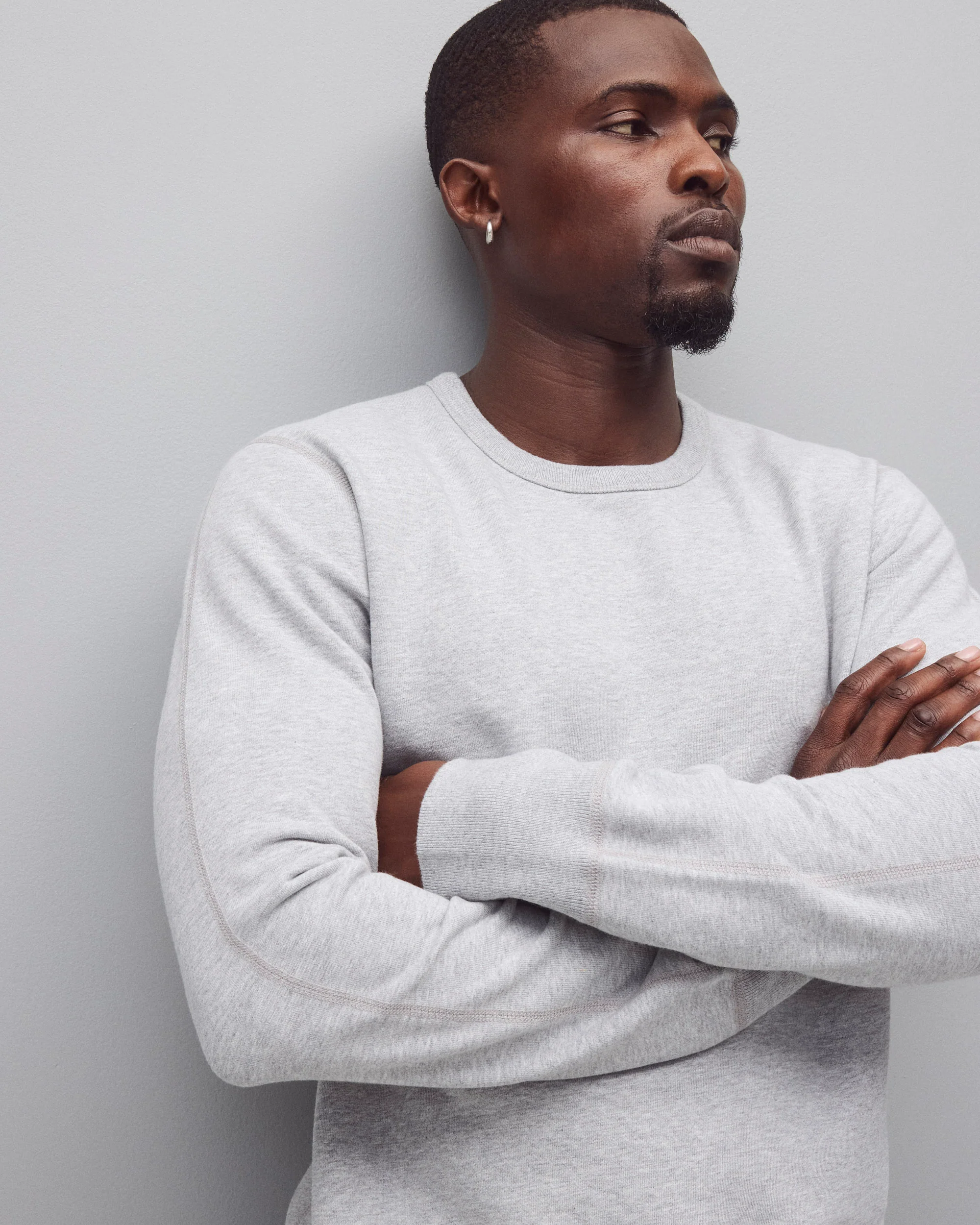 Midweight Terry Slim Crewneck - Image 6