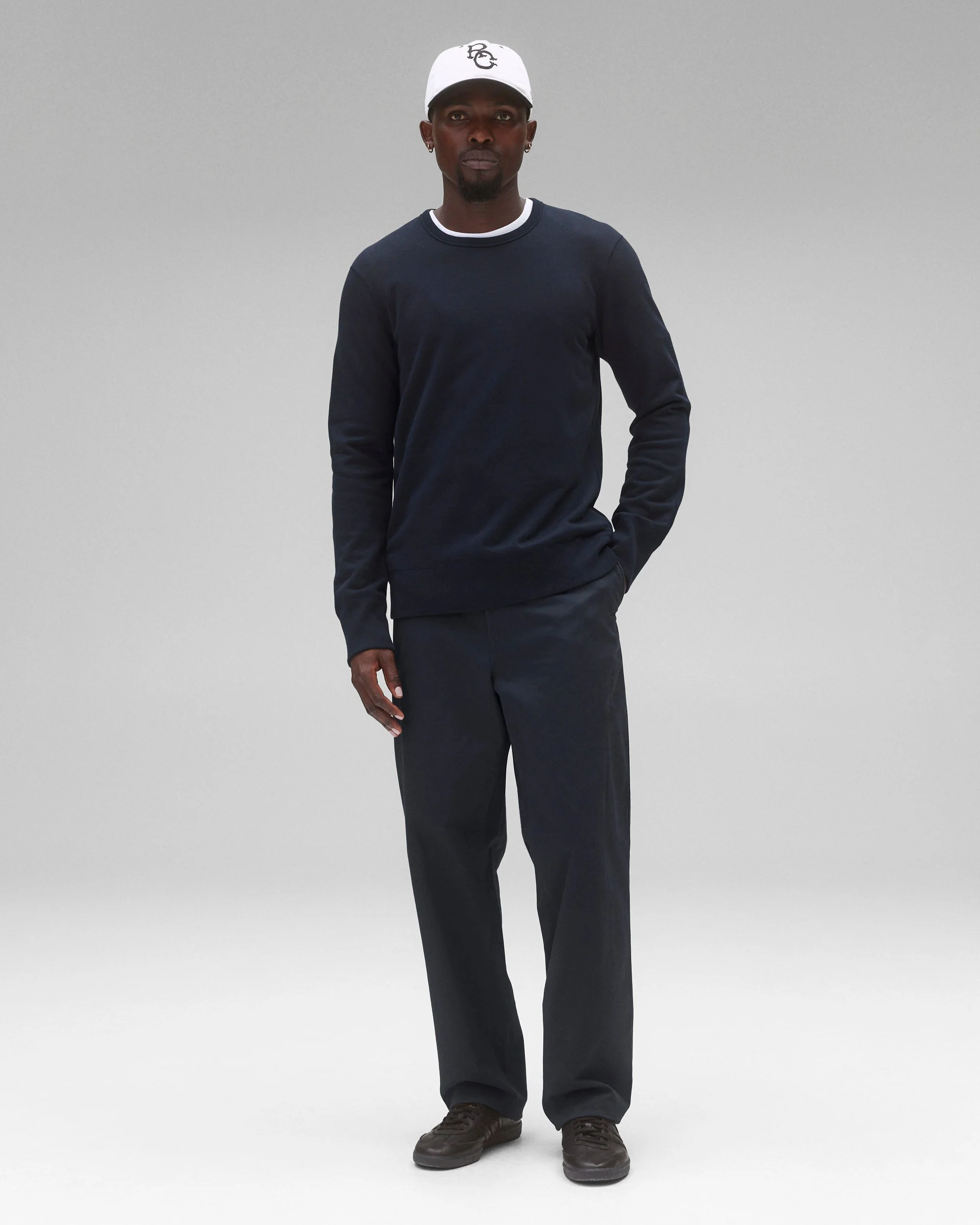 Midweight Terry Slim Crewneck - Image 3