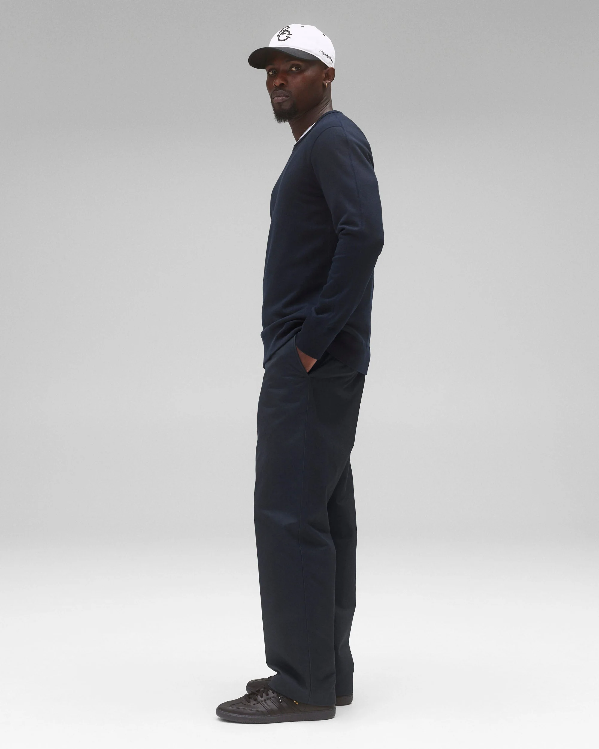 Midweight Terry Slim Crewneck - Image 4