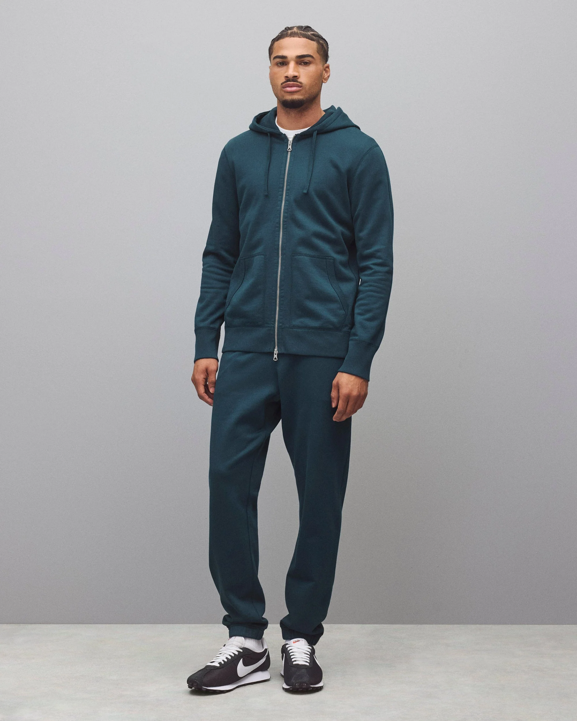Midweight Terry Slim Zip Hoodie - Image 3