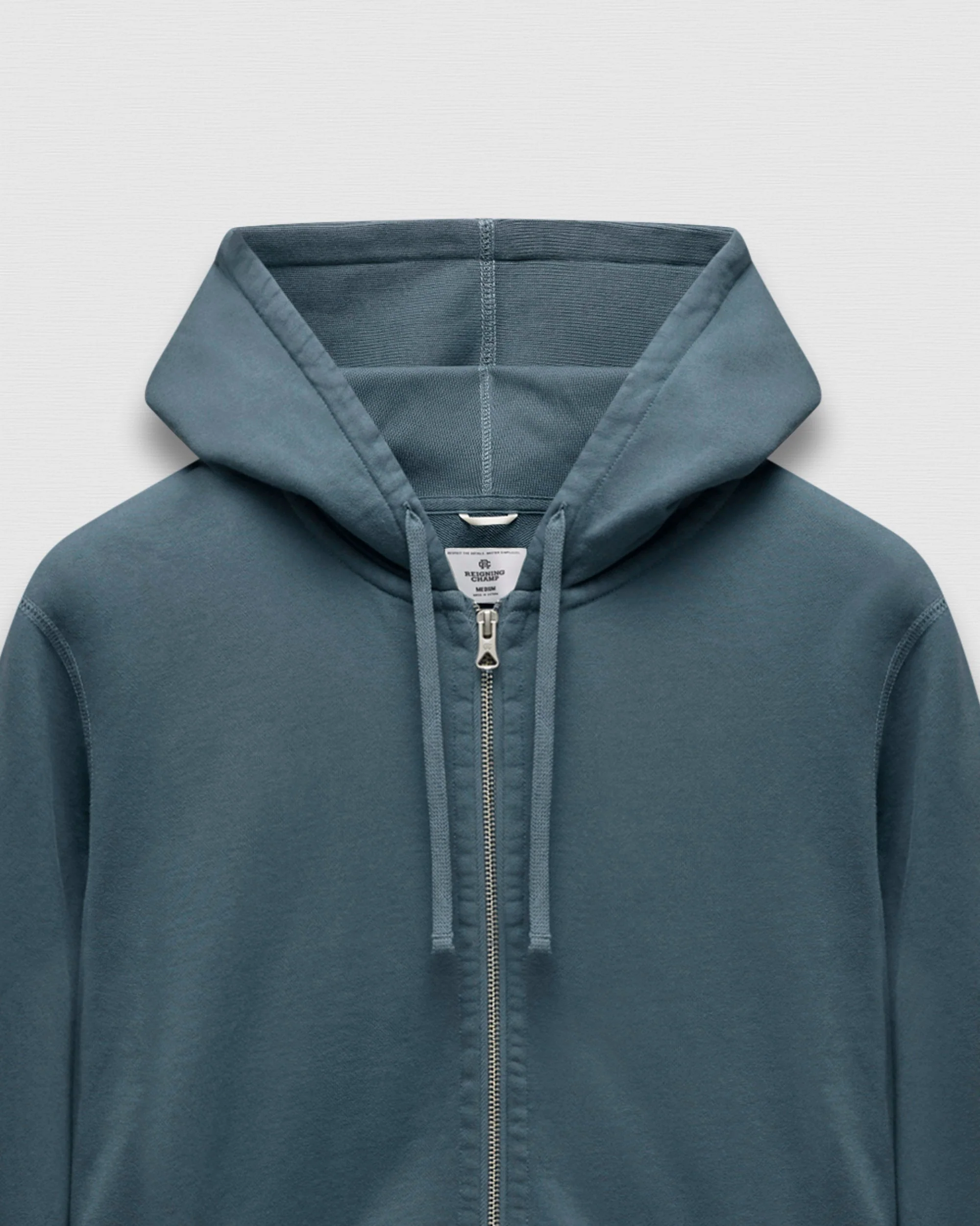 Midweight Terry Slim Zip Hoodie - Image 8