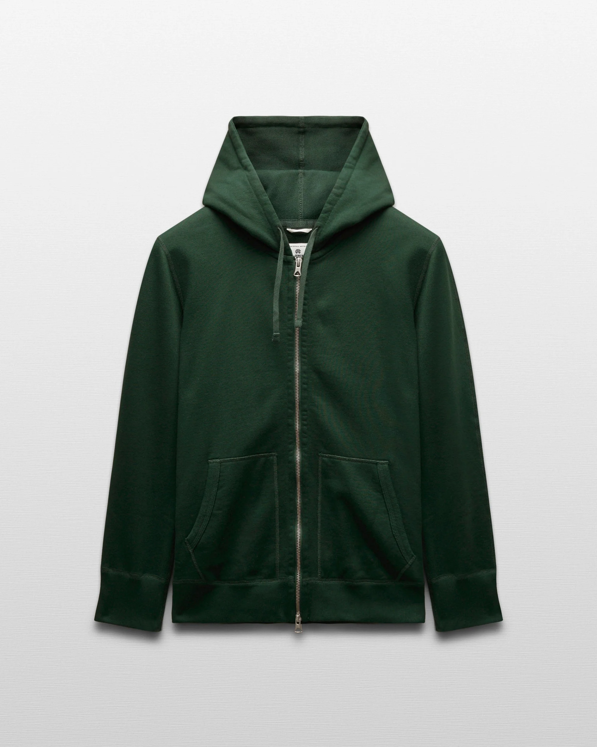 Midweight Terry Slim Zip Hoodie - Image 8