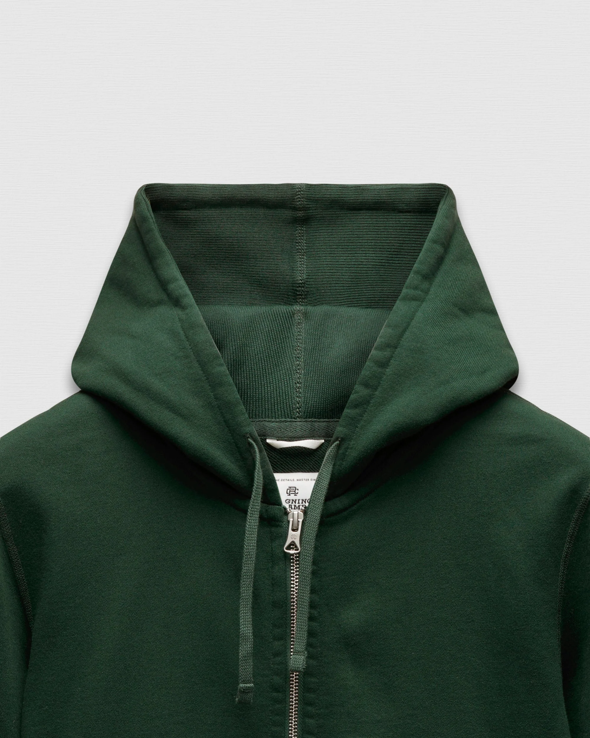 Midweight Terry Slim Zip Hoodie - Image 9