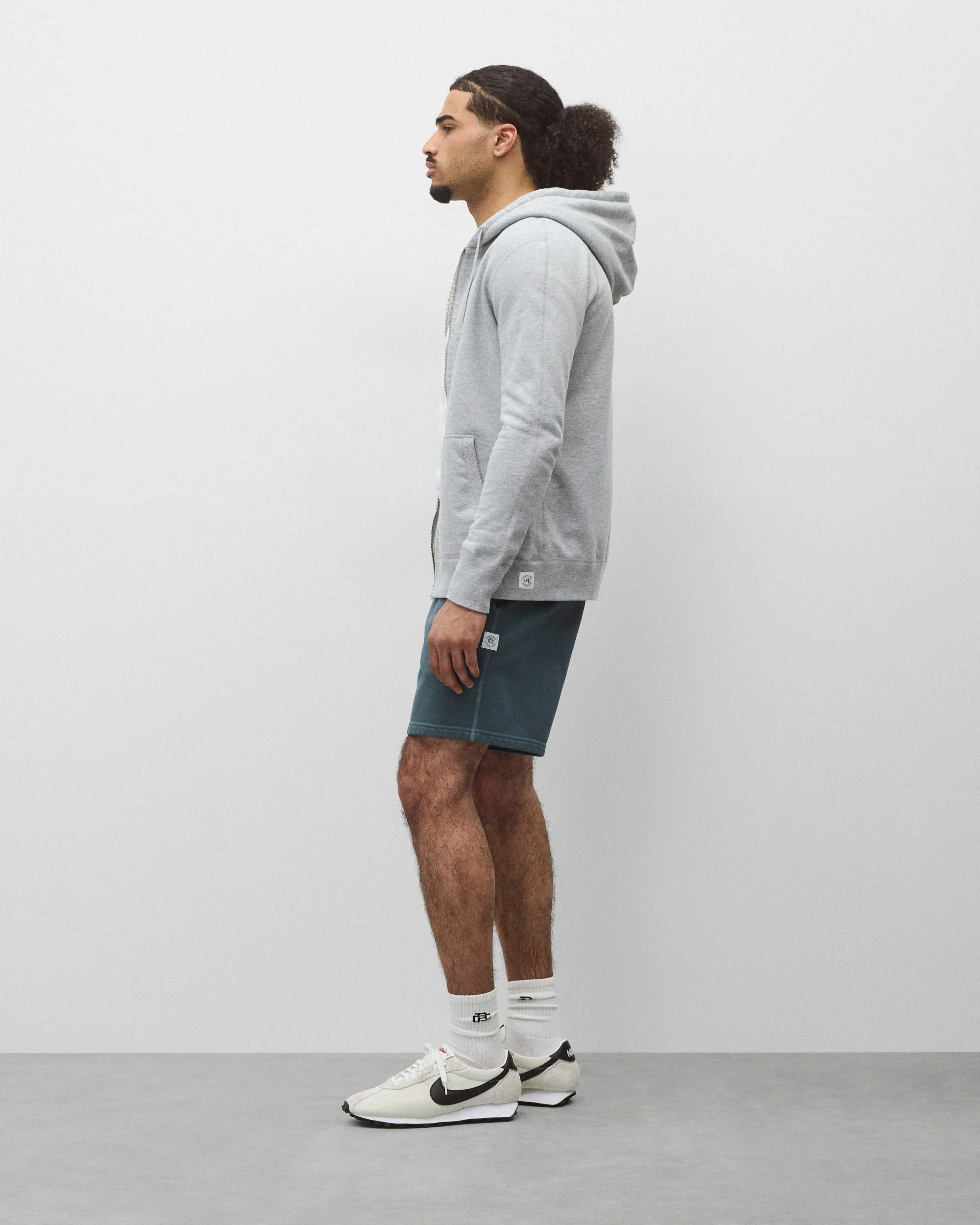 Midweight Terry Slim Zip Hoodie - Image 4
