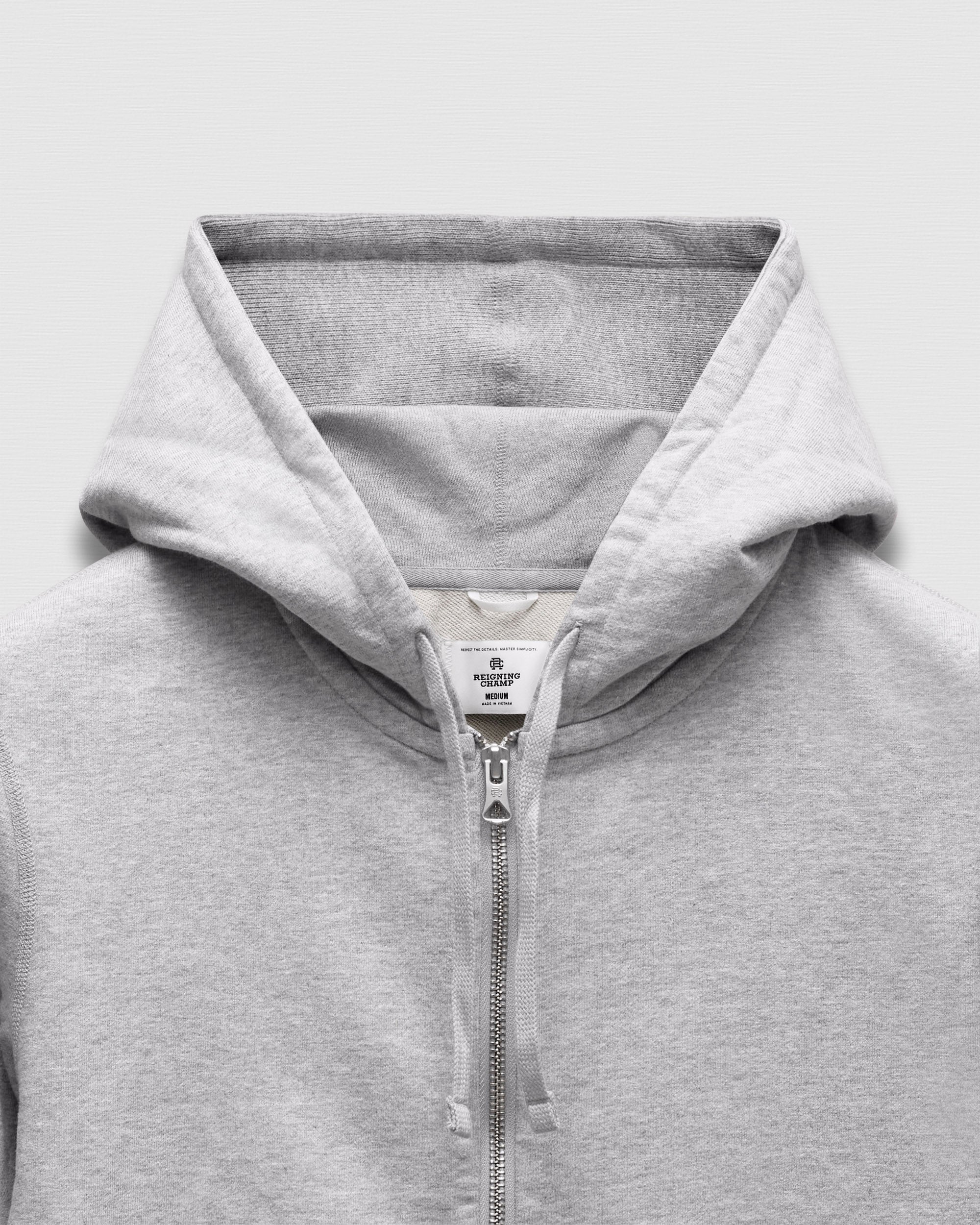 Midweight Terry Slim Zip Hoodie - Image 8