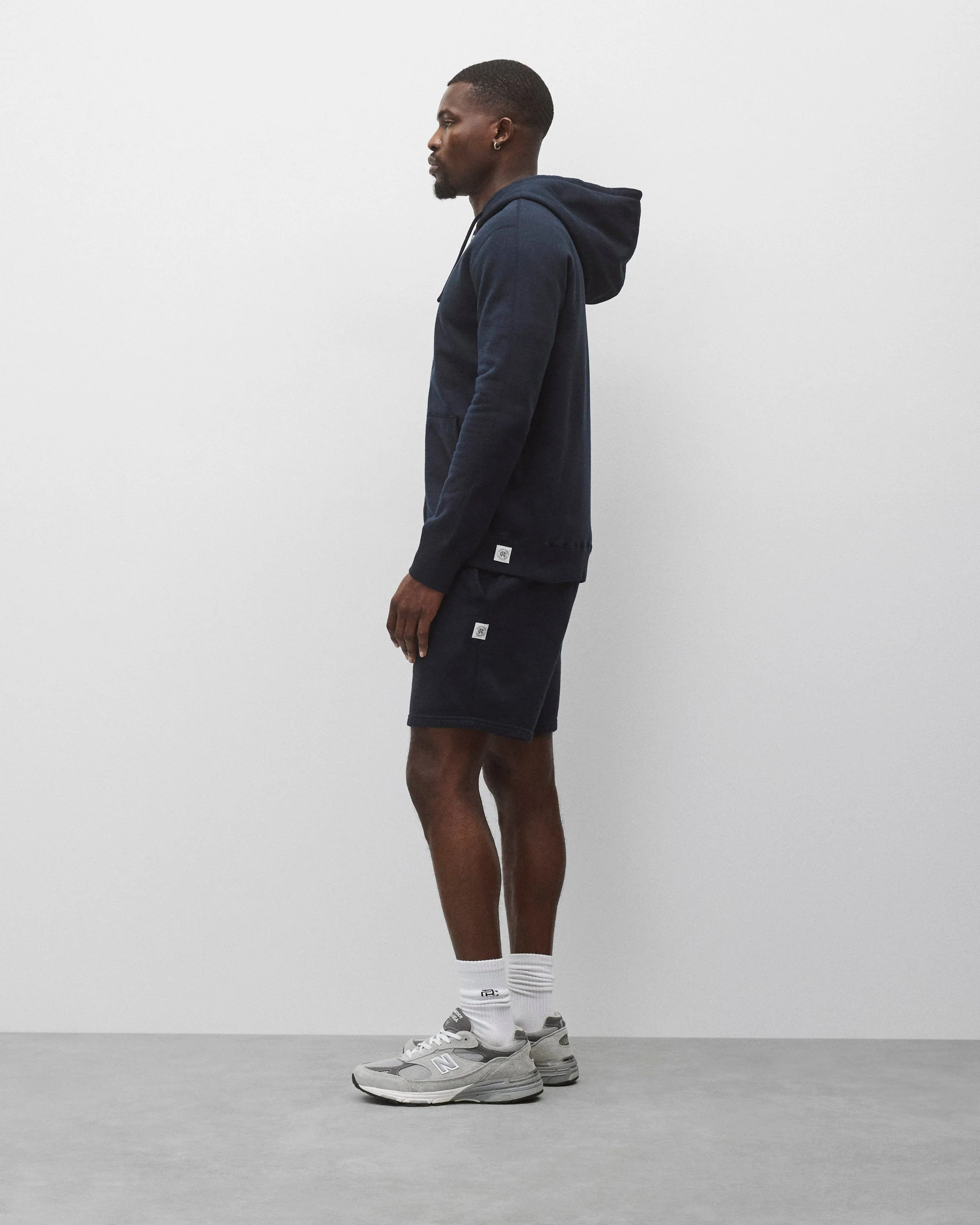 Midweight Terry Slim Zip Hoodie - Image 4