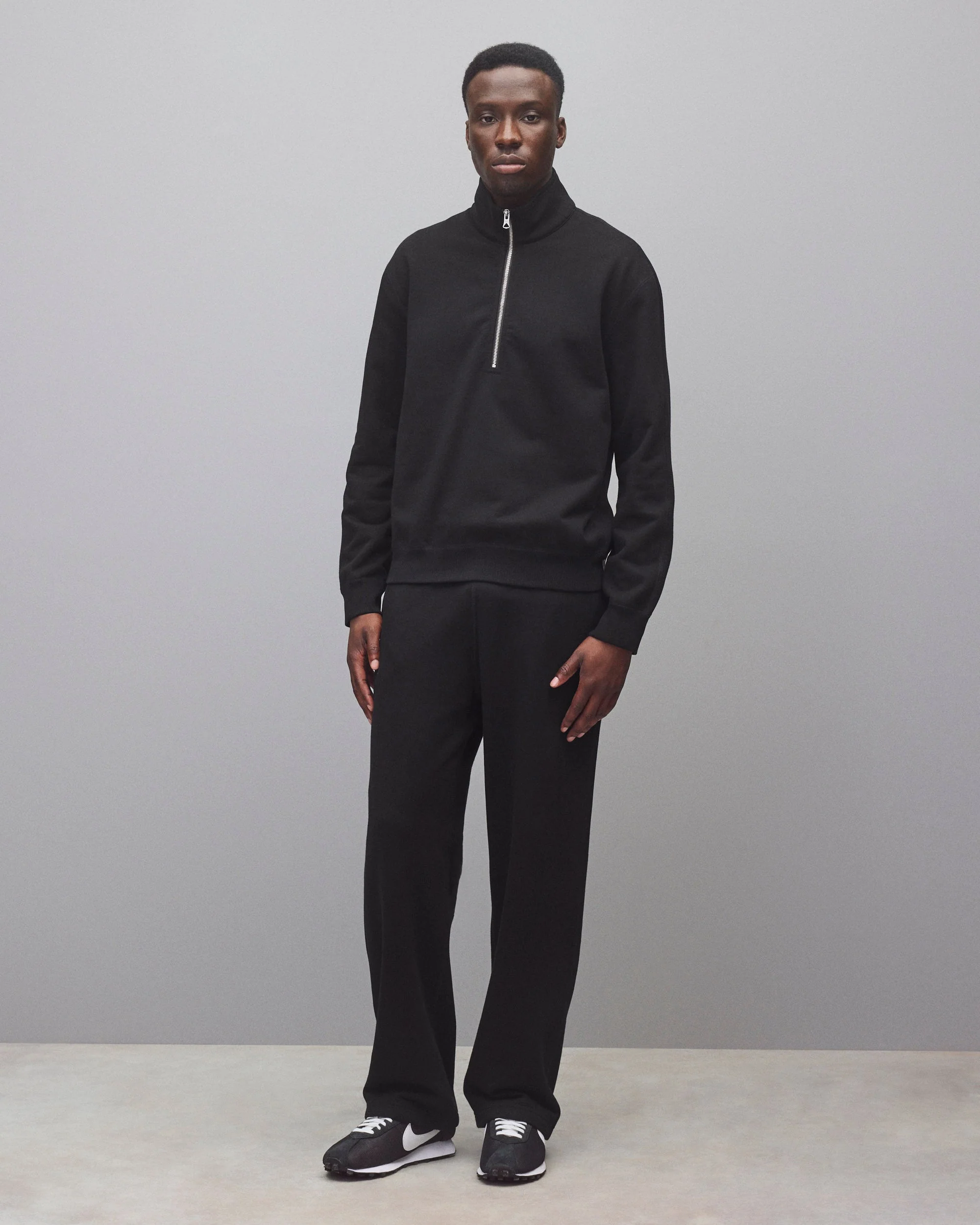Midweight Terry Standard Half Zip Sweatshirt - Image 3