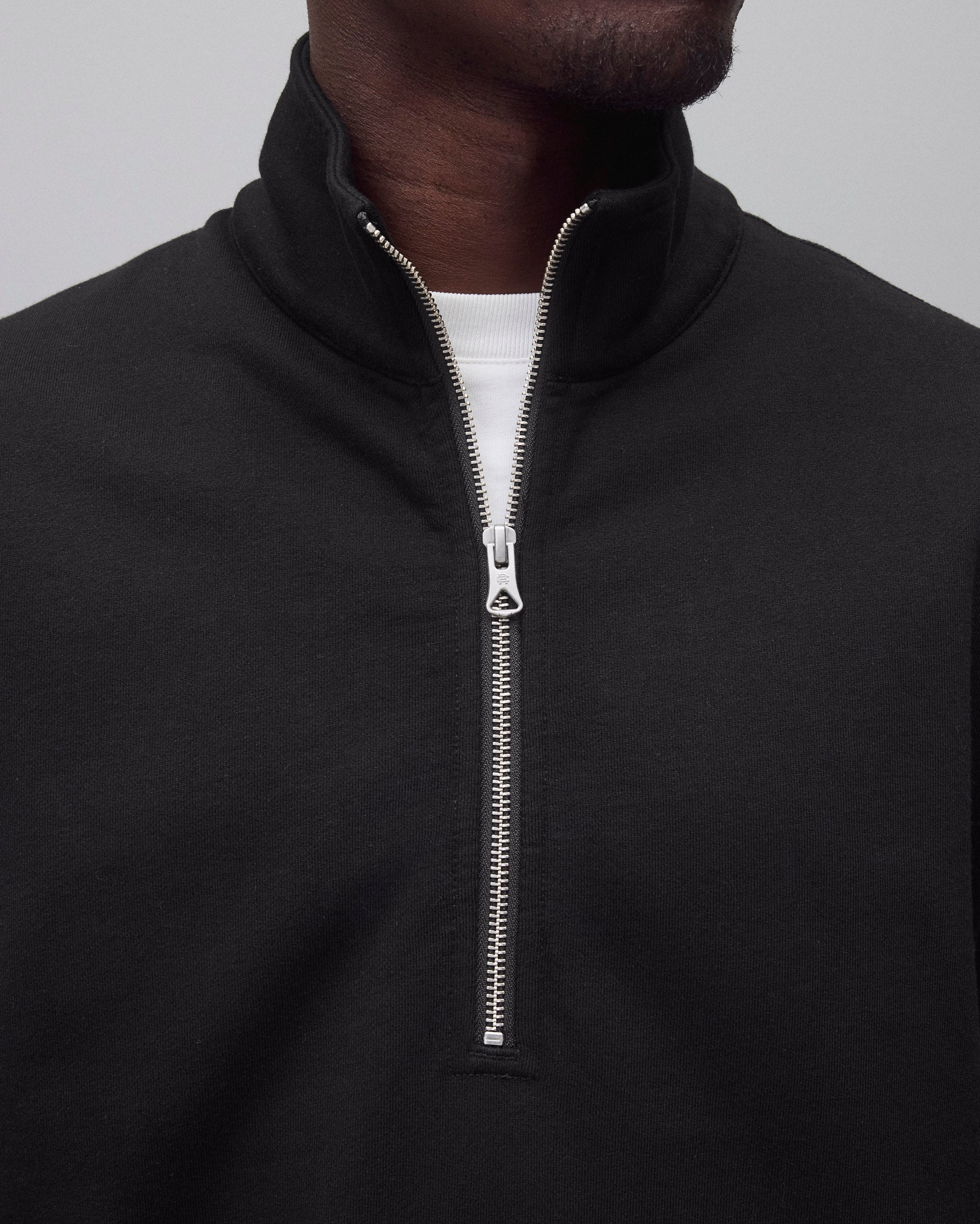 Midweight Terry Standard Half Zip Sweatshirt - Image 6