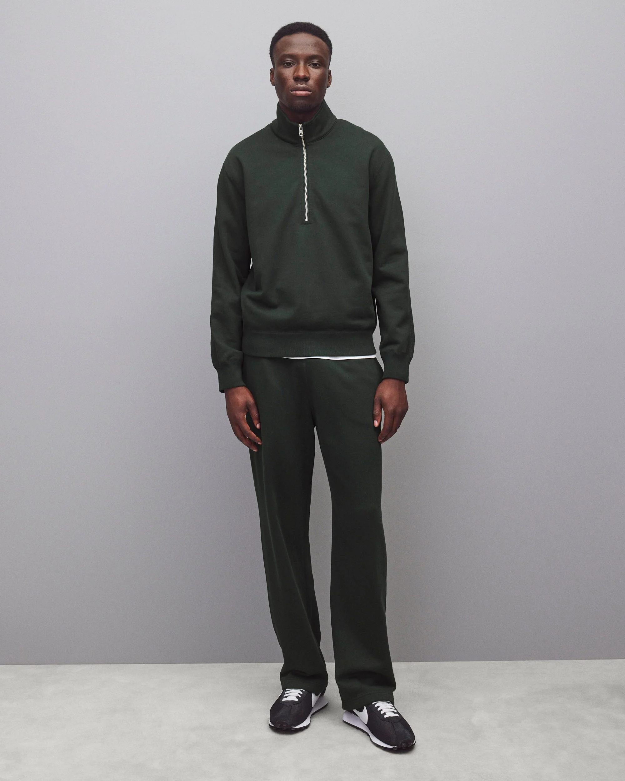 Midweight Terry Standard Half Zip Sweatshirt - Image 3