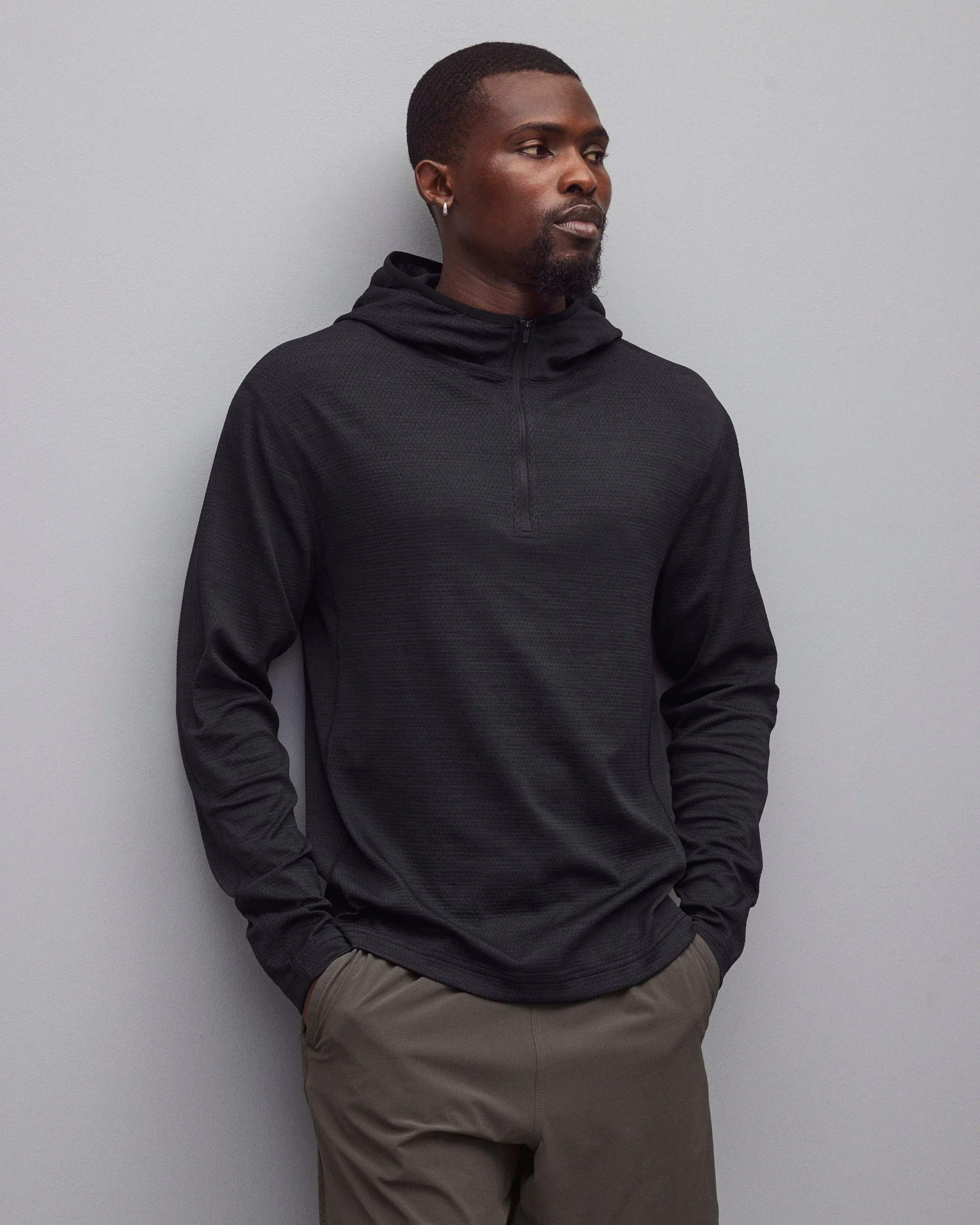 Solotex Mesh Tiebreak Standard Quarter Zip Hoodie - Image 2