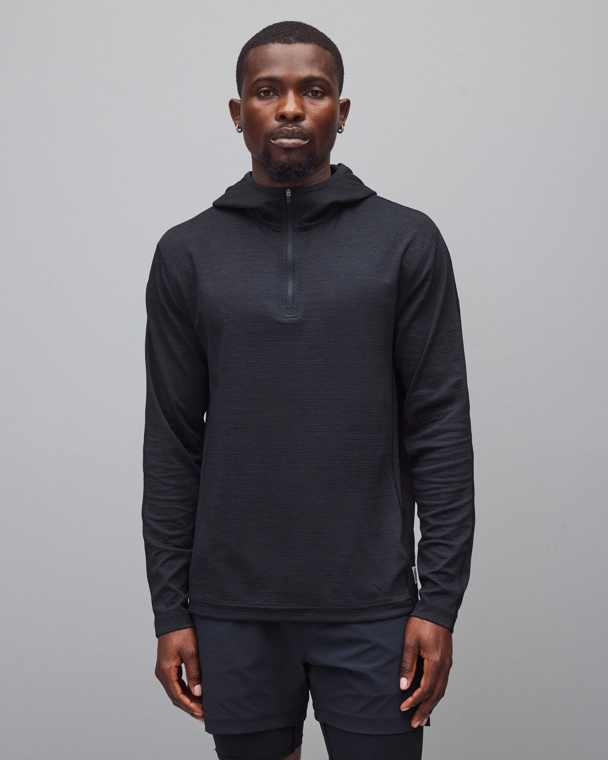 Solotex Mesh Tiebreak Standard Quarter Zip Hoodie - Image 2