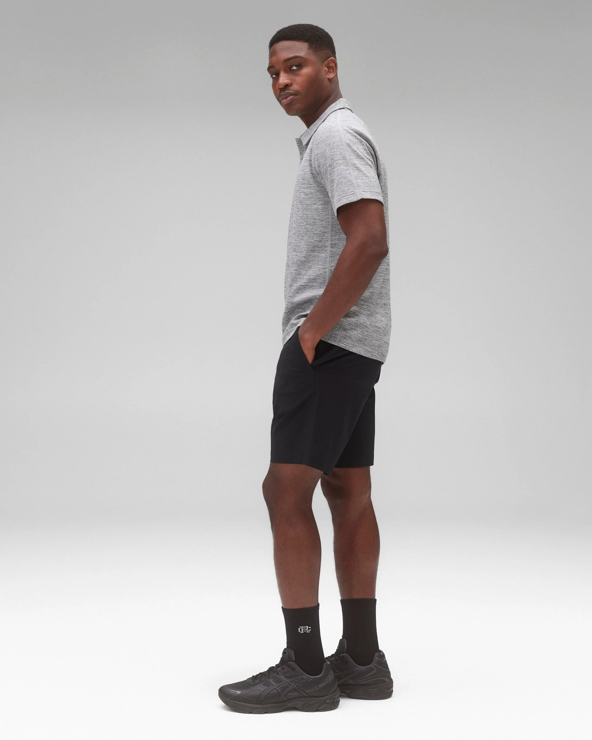 Stretch Warp Knit Coach's Standard Short 9" - Image 4