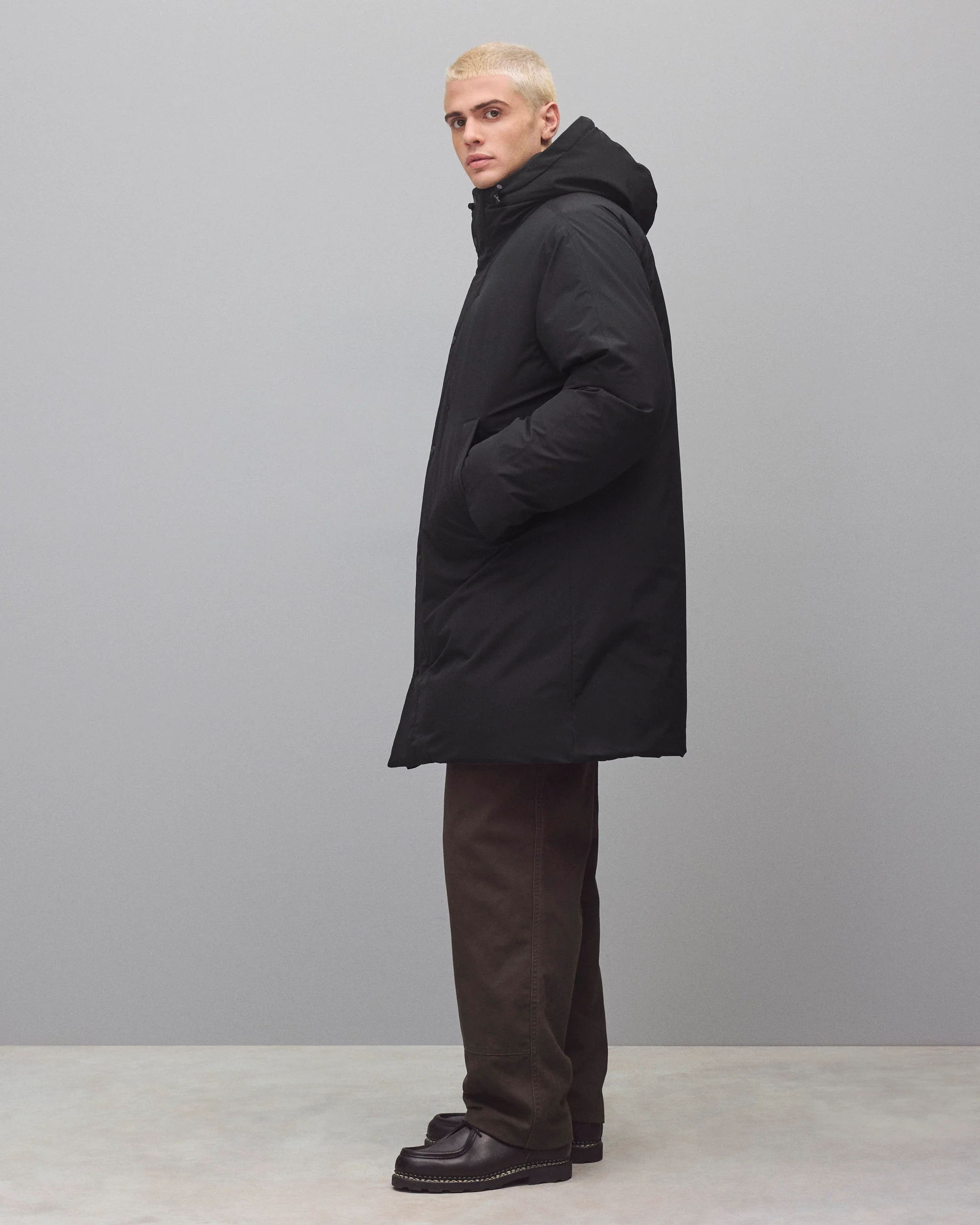Tech Nylon Sideline Down Parka - Image 4