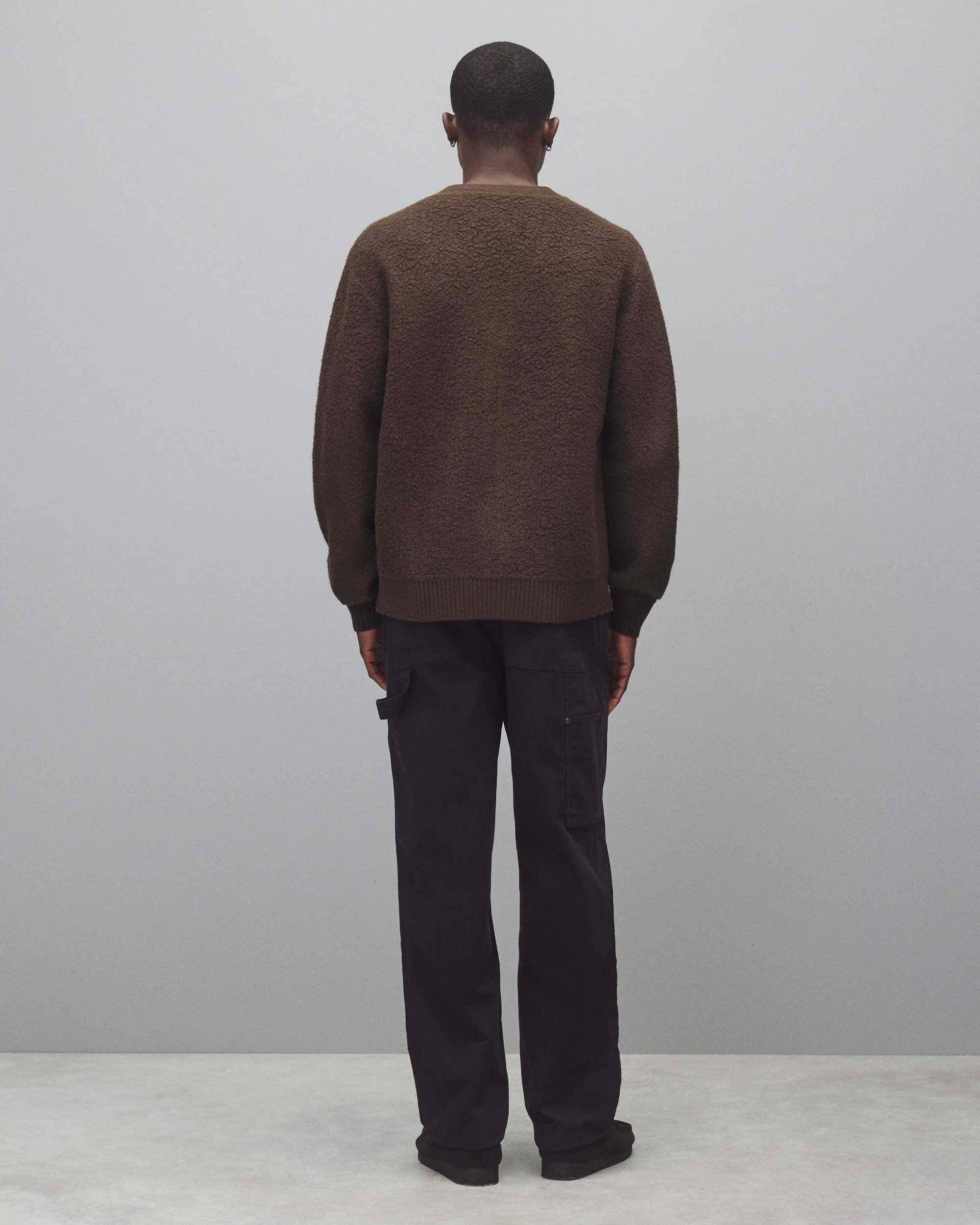 Textured Boucle Turf Cardigan - Image 5