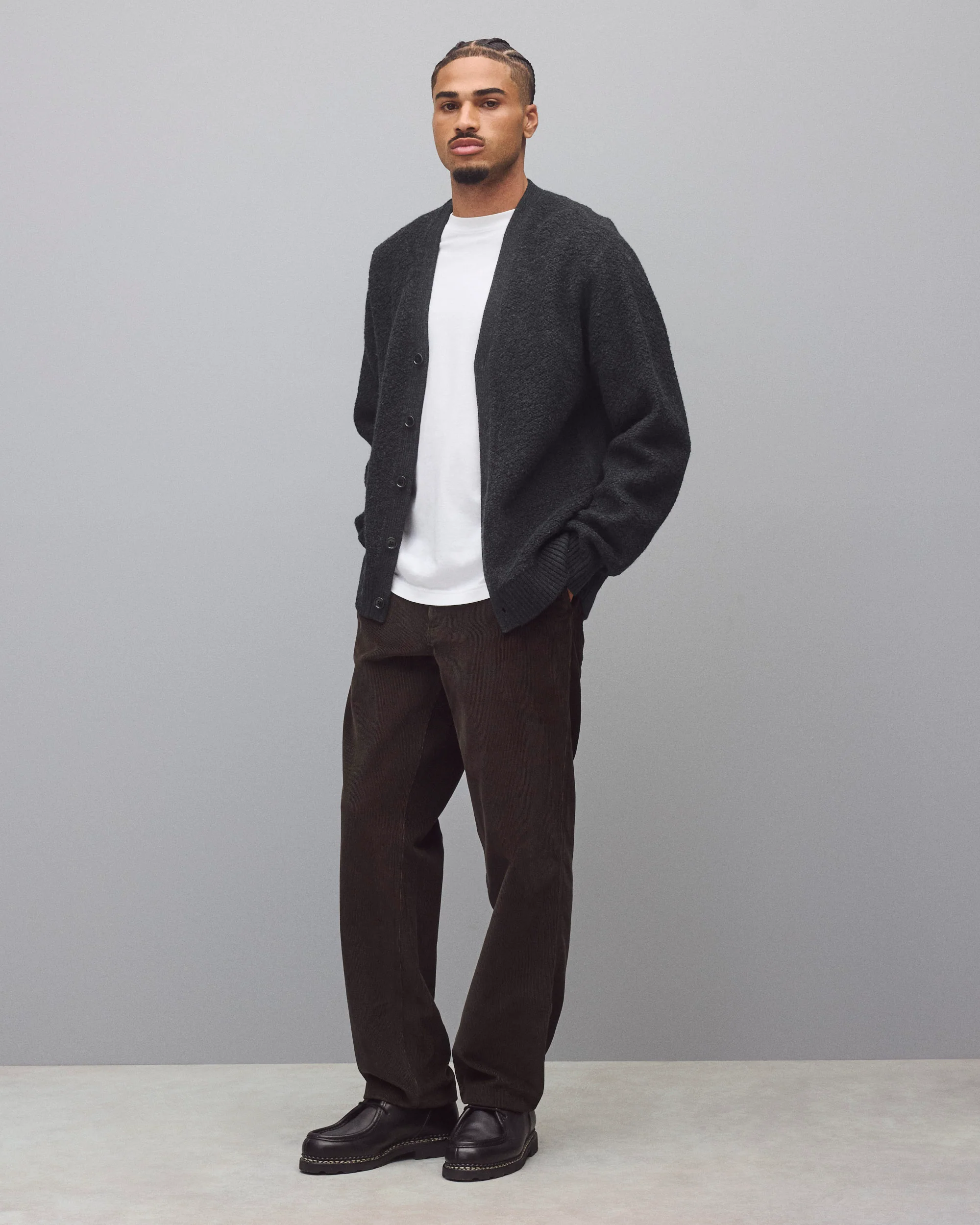 Textured Boucle Turf Cardigan - Image 3