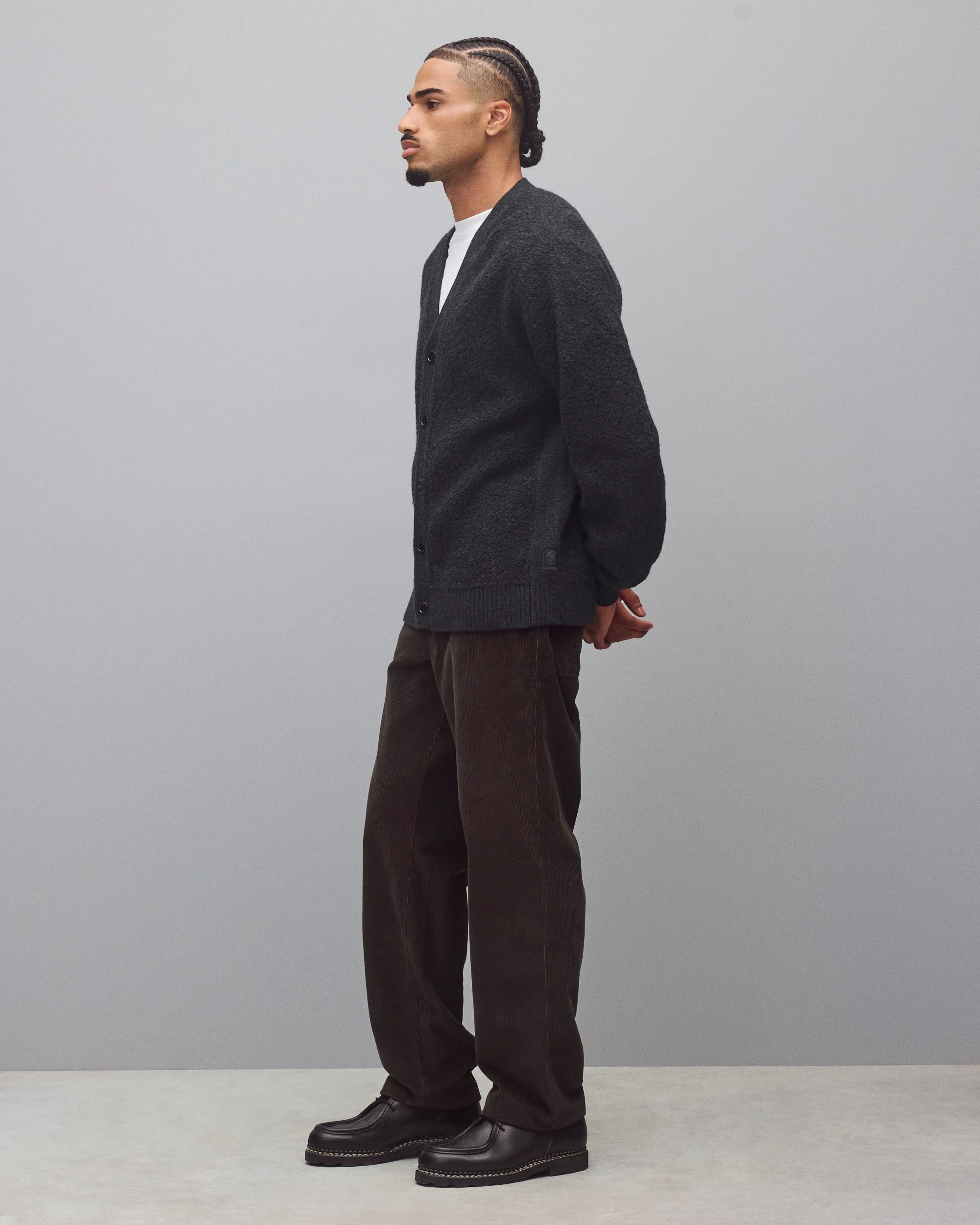Textured Boucle Turf Cardigan - Image 4