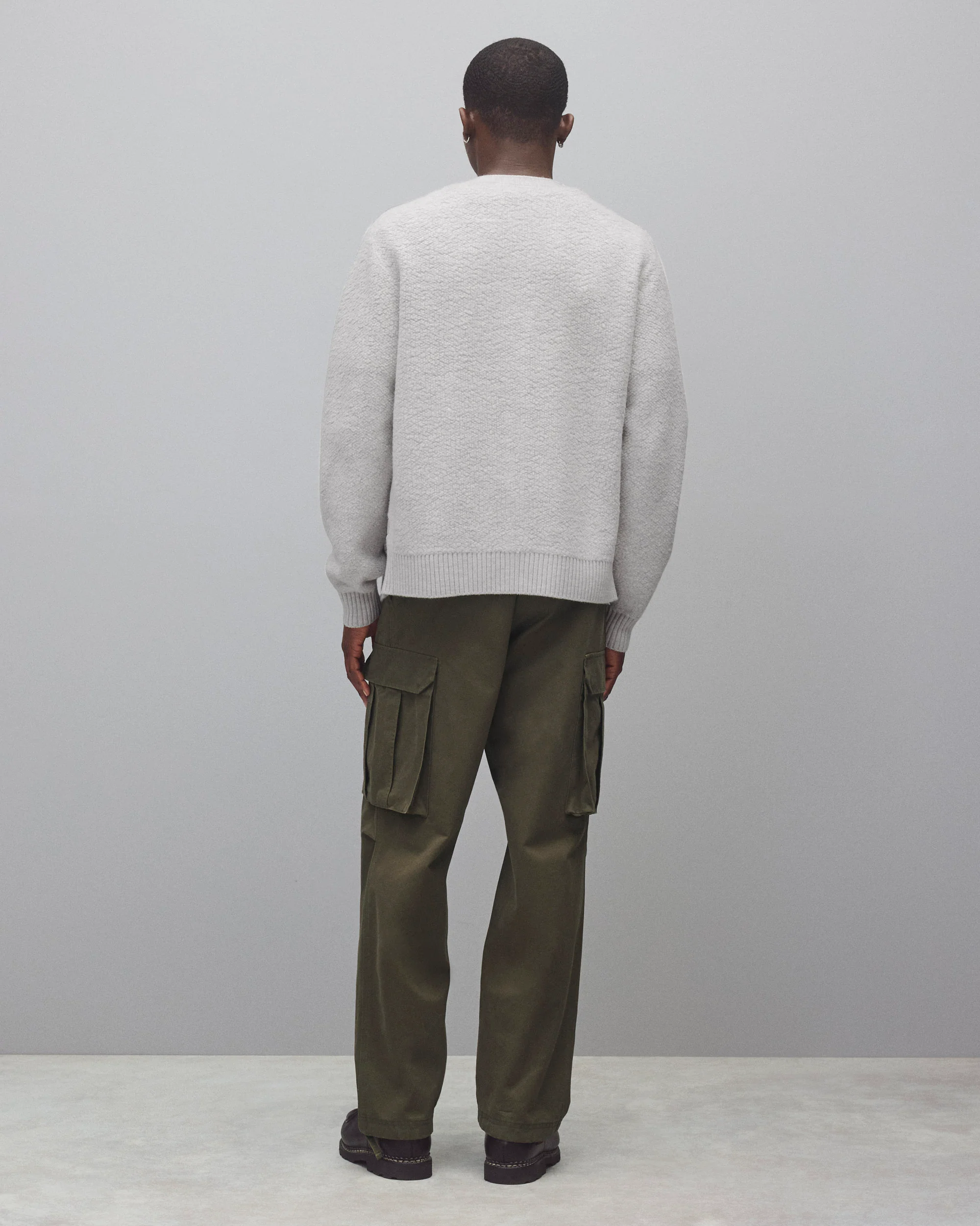 Textured Boucle Turf Cardigan - Image 5