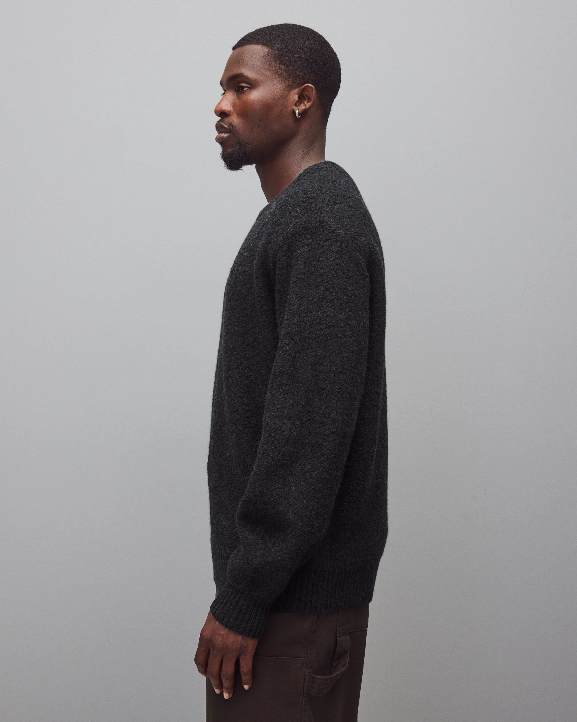 Textured Boucle Turf Crewneck - Image 4