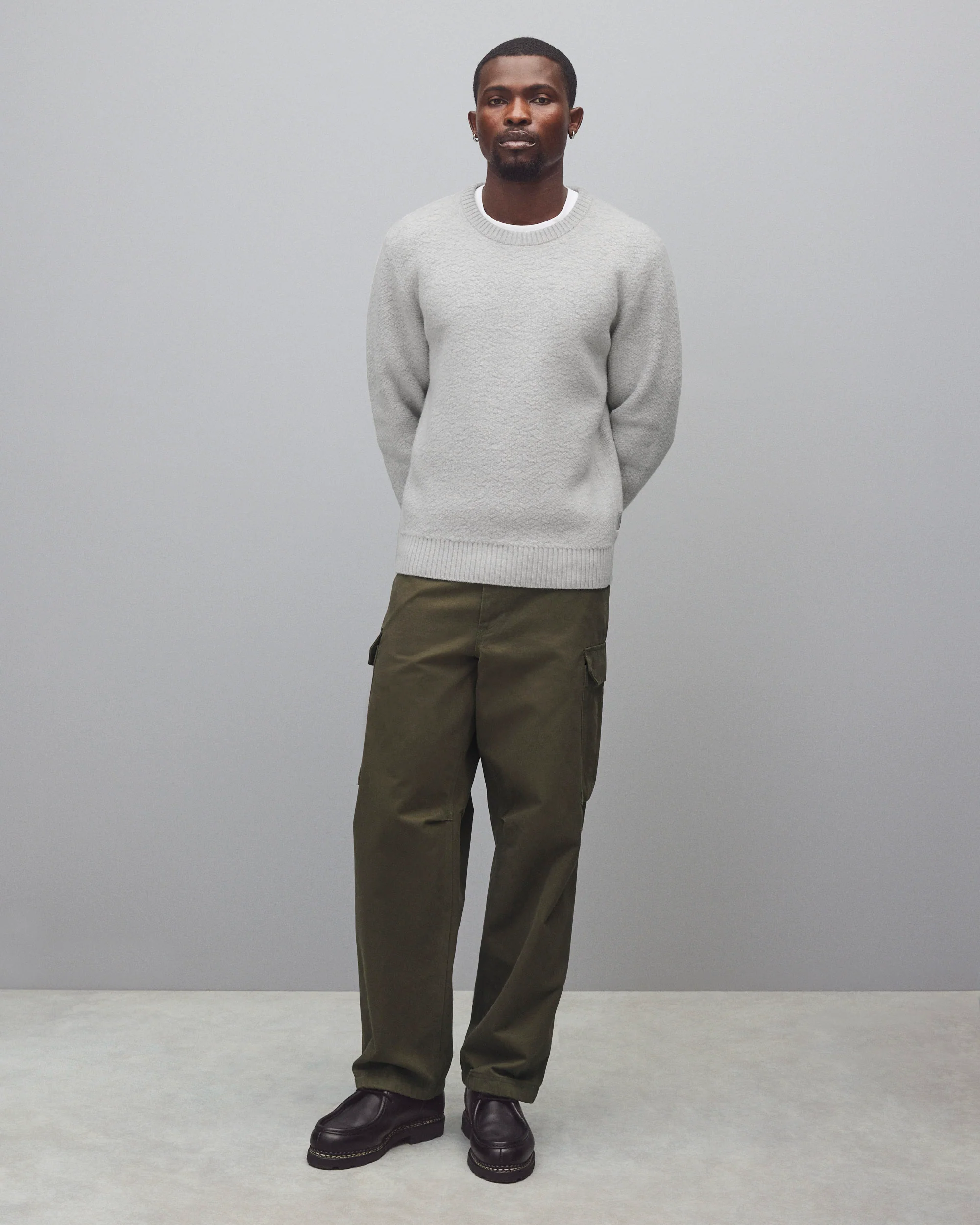 Textured Boucle Turf Crewneck - Image 3