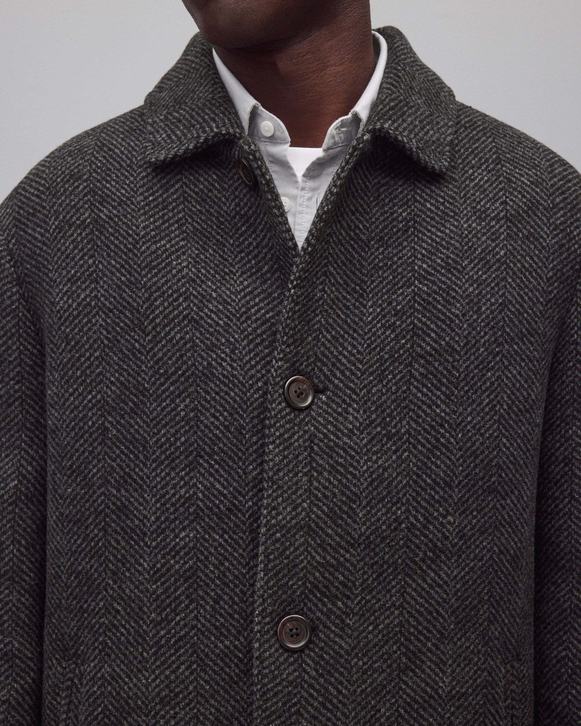 Wool Herringbone Scout Coat - Image 5